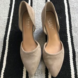 Gorgeous Franco Sarto suede wedge heels!